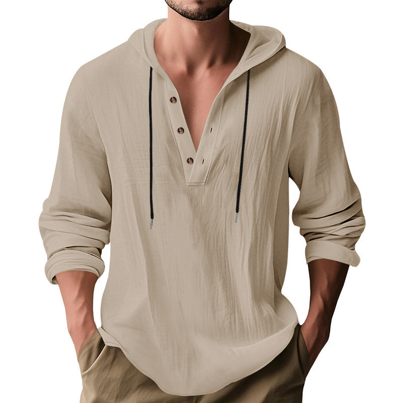 Hooded Casual Loose-fitting Sweater