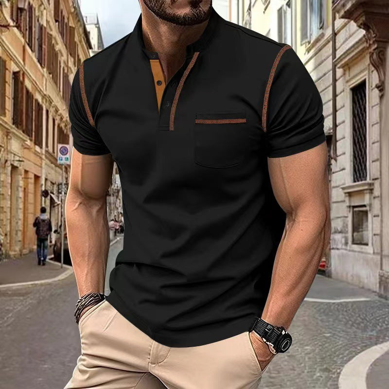 Short-sleeved Polo Shirt Casual