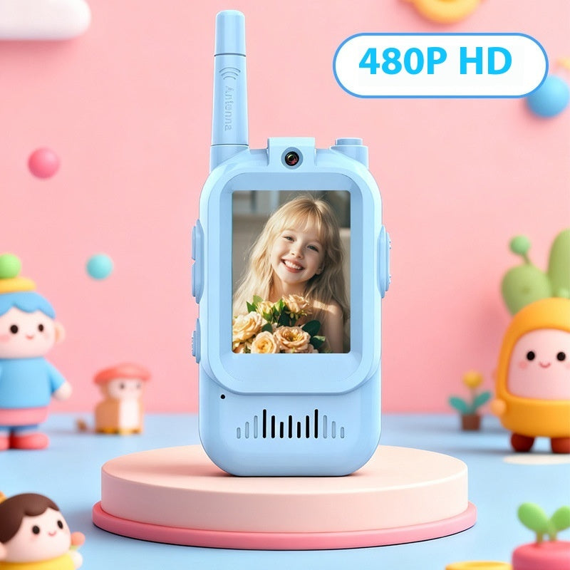 Mini Video Wireless Walkie Talkies For Kids Handheld.