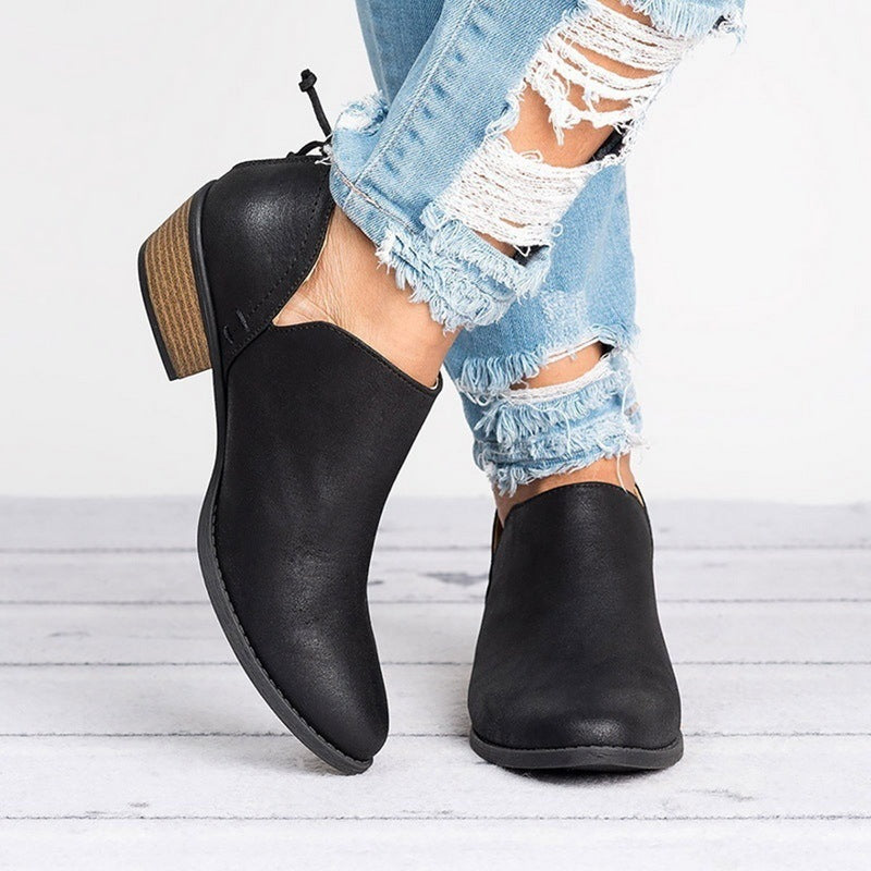 Med High Heels Female Shoes