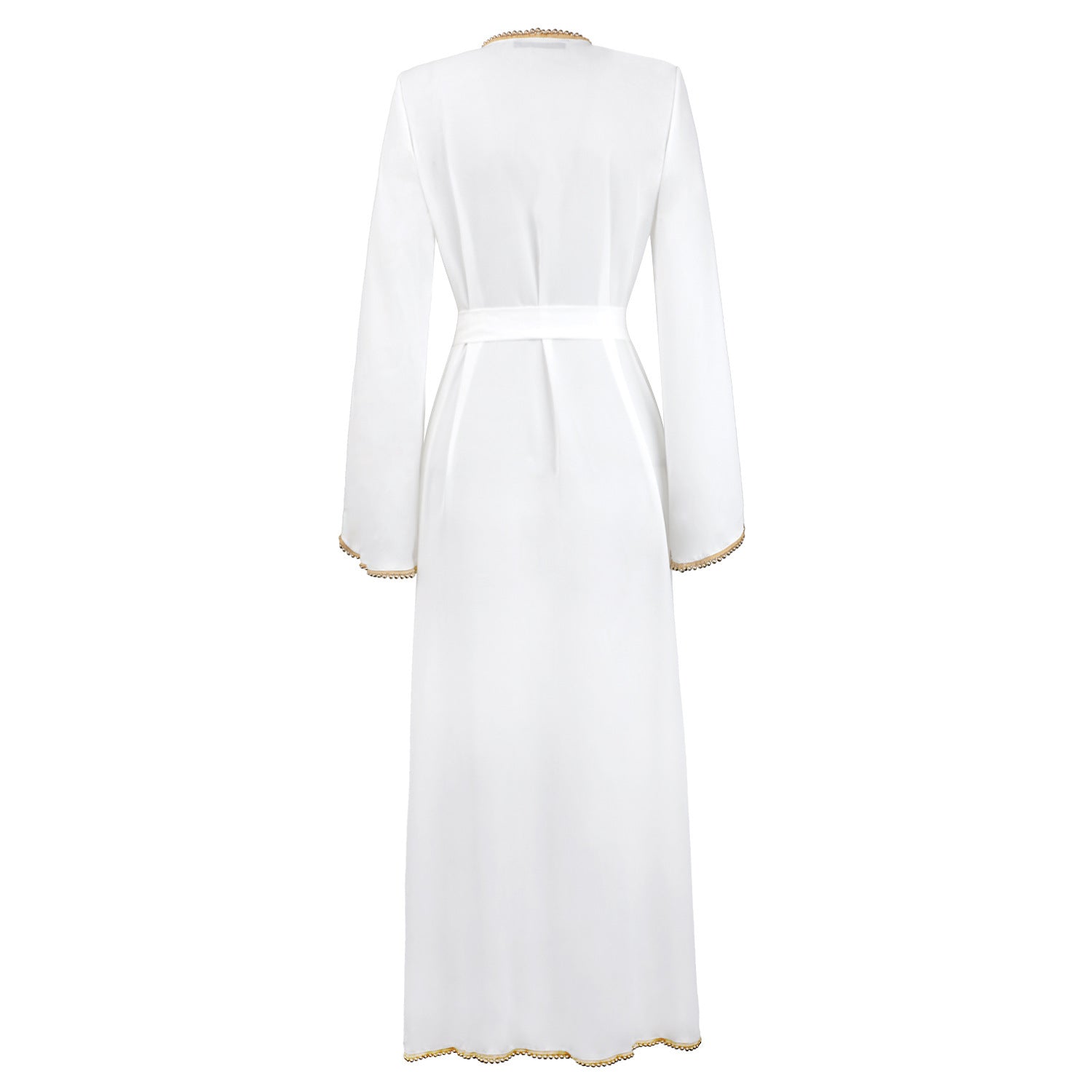 Bandage cardigan robe dress