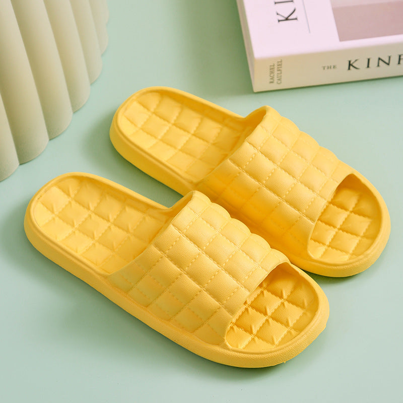 Couple Summer Slippers Bathroom Non-Slip Home Shoes