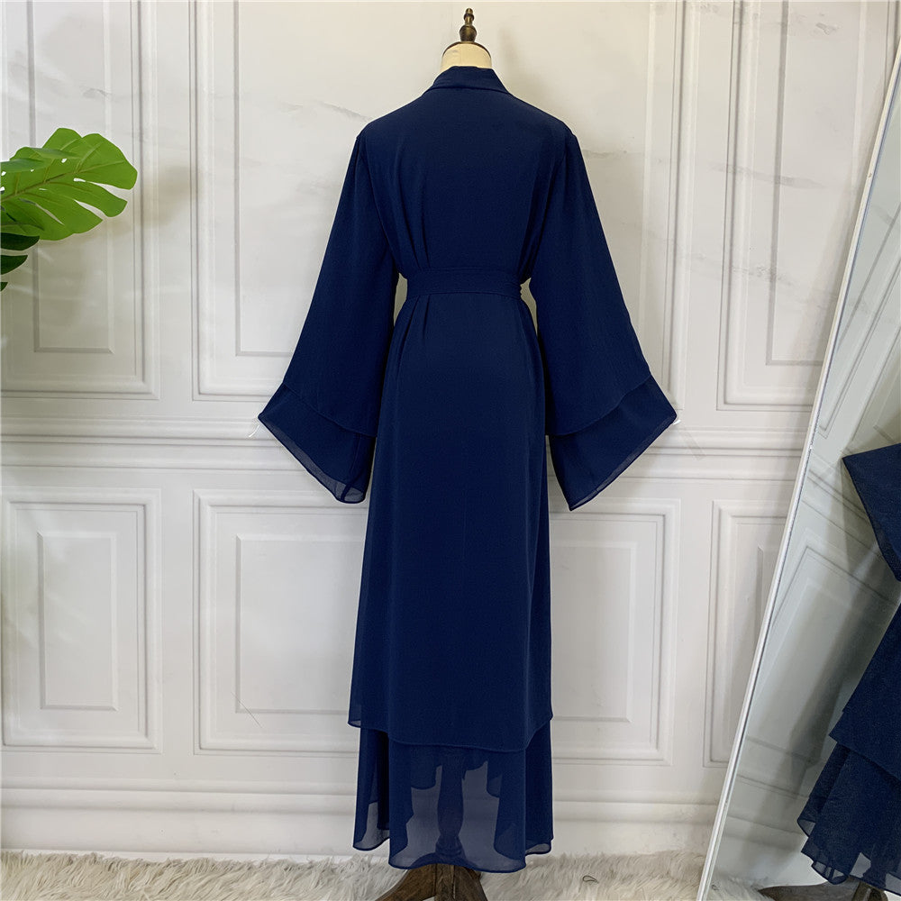 Fashionable Cardigan Chiffon Robe