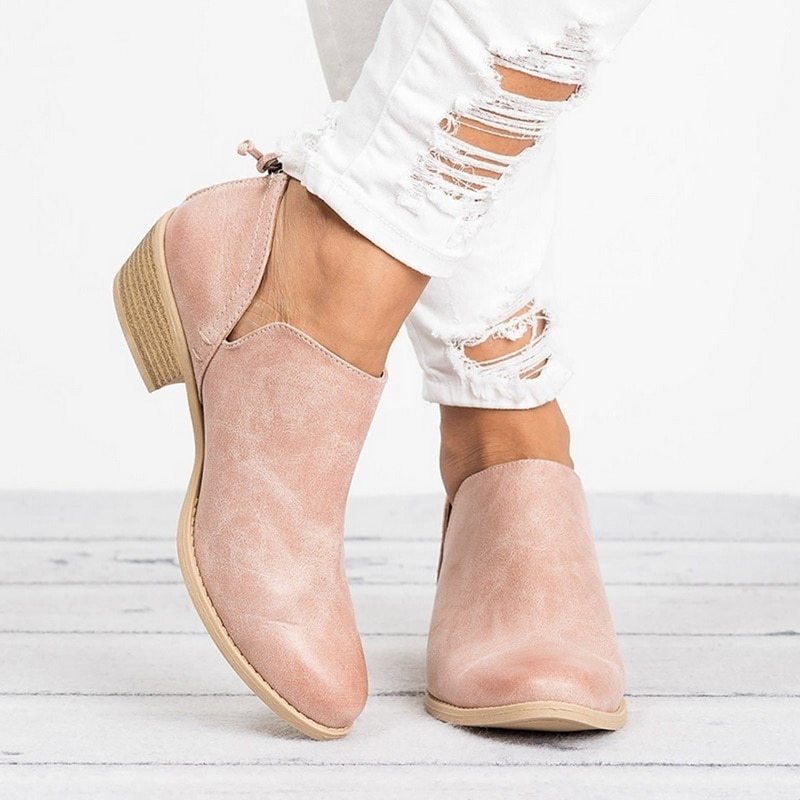 Med High Heels Female Shoes