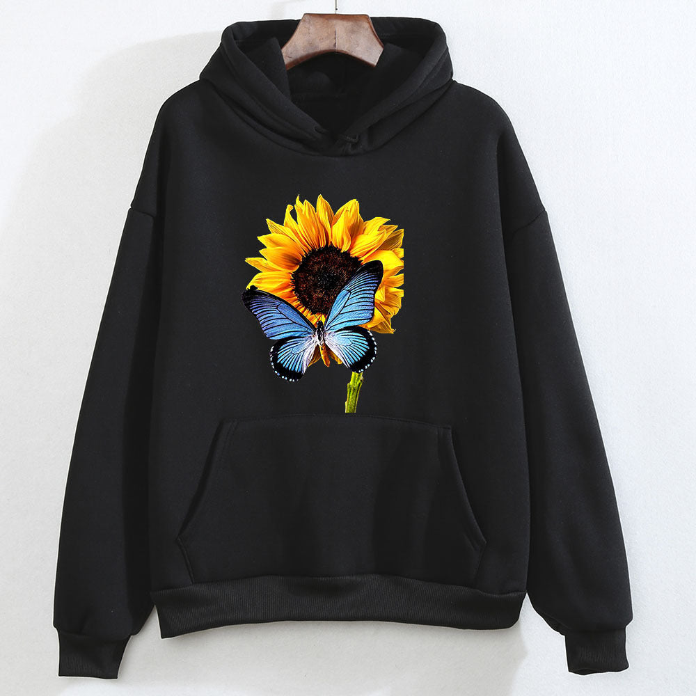 Sunflower Butterfly Sweater