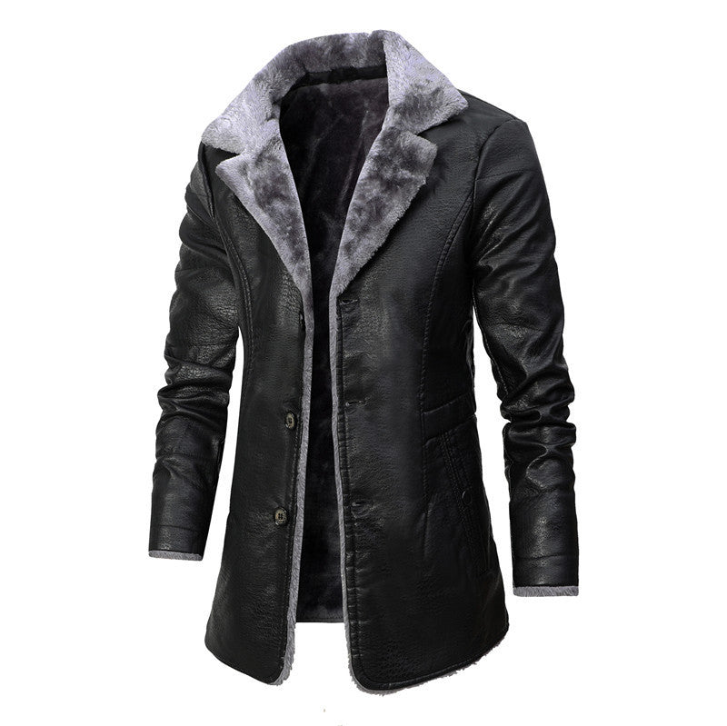 Plush Lapel  Jacket