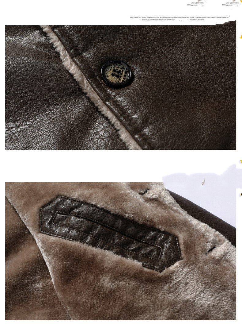 Plush Lapel  Jacket