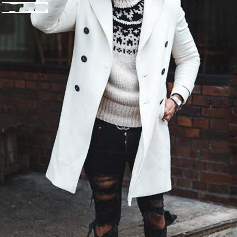 Long Woolen Overcoat