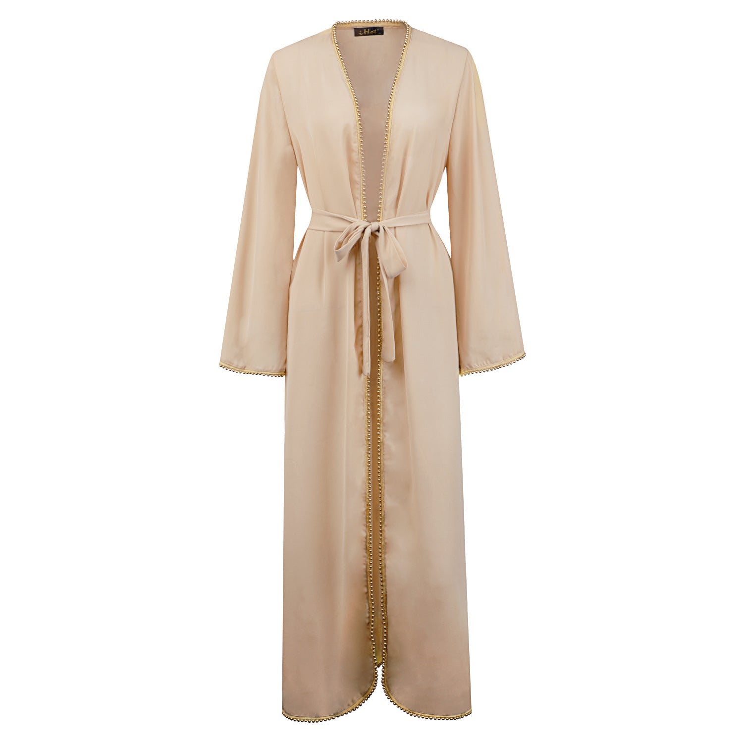 Bandage cardigan robe dress