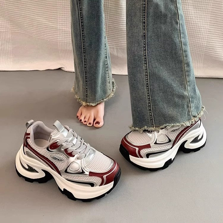 Mesh Breathable Clunky Sneakers Women's