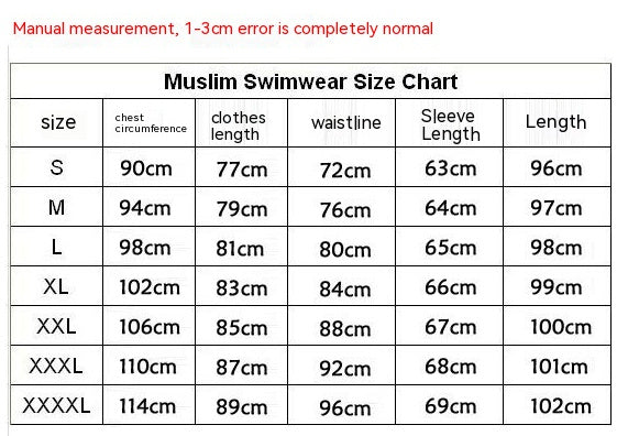 Ladies Burkini Swimsuit