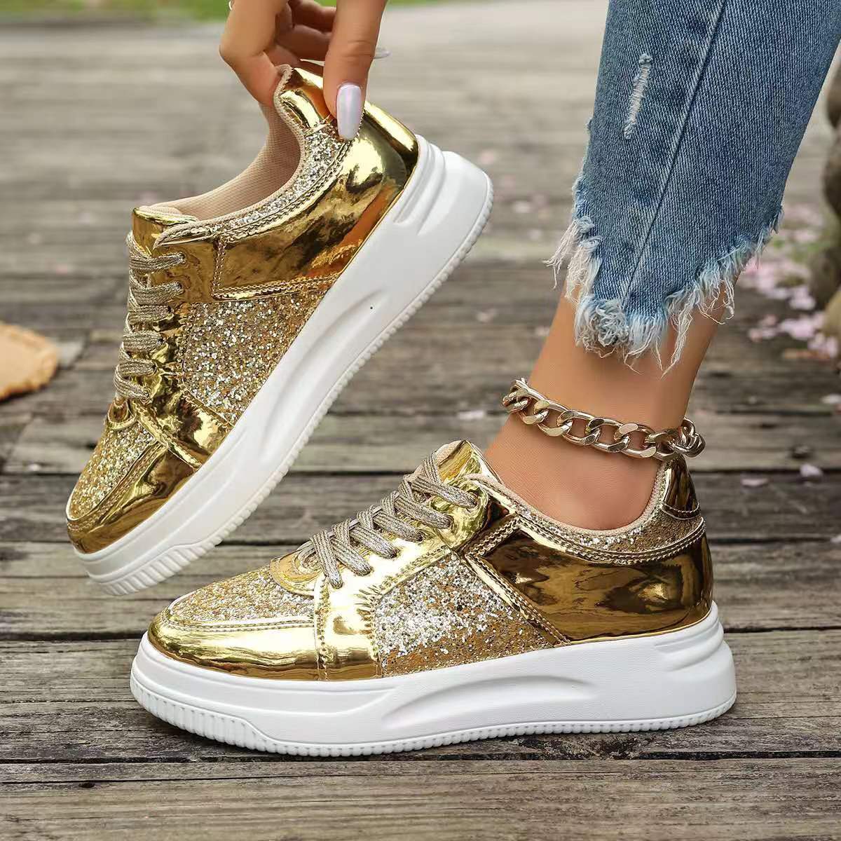 Thick Bottom Round Toe Shoes