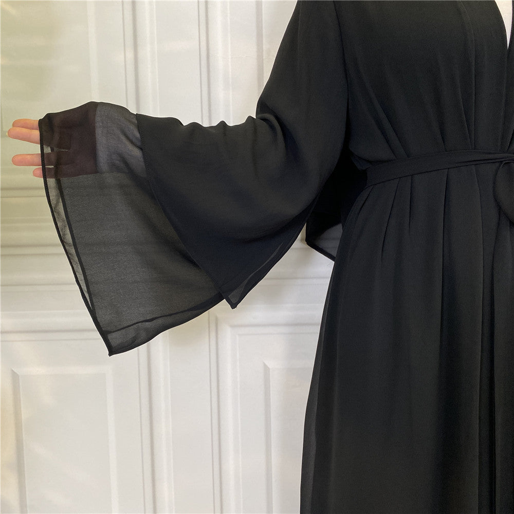 Fashionable Cardigan Chiffon Robe