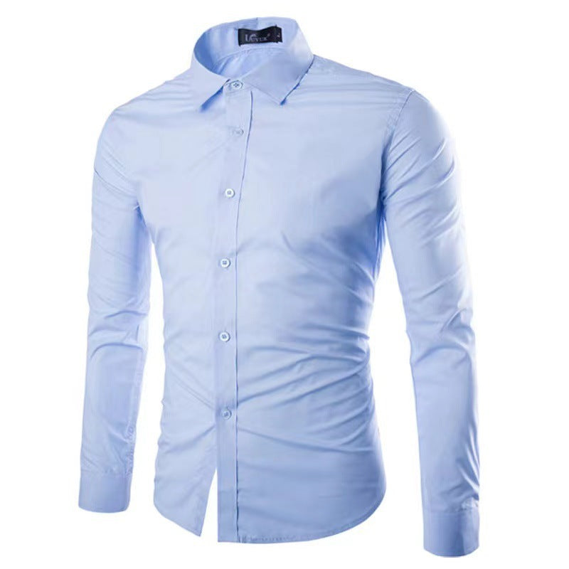 Casual Polo Collar Long Sleeves