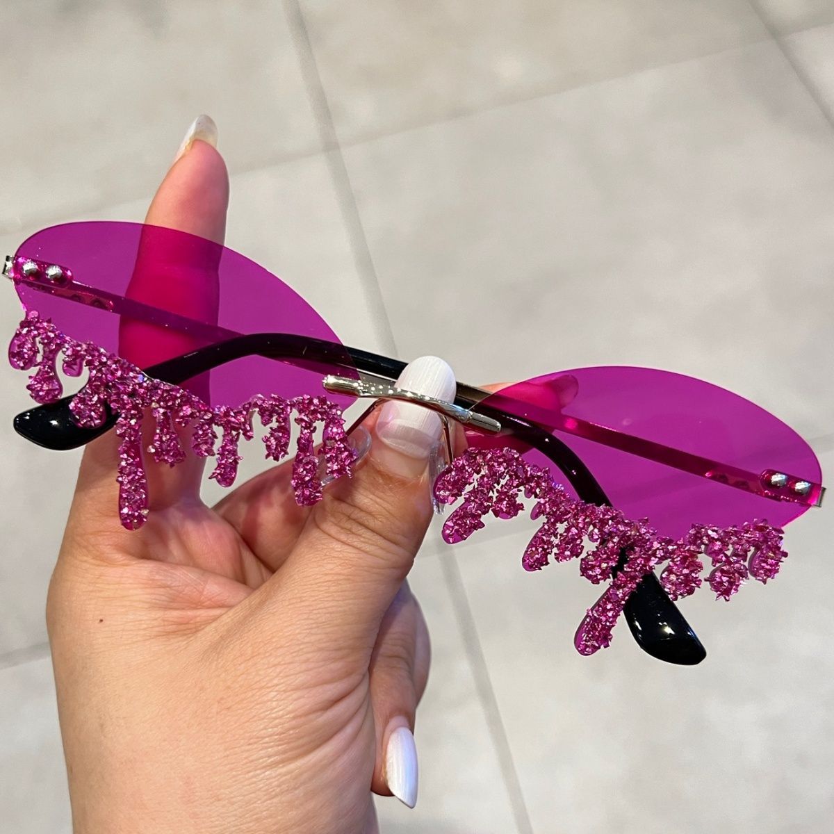 Handmade Tears Sunglasses Photo For  Women