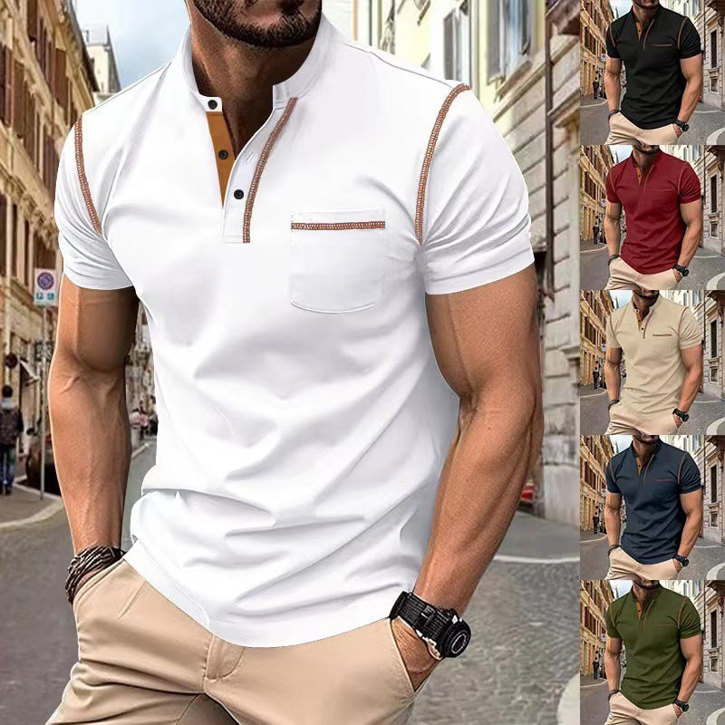 Short-sleeved Polo Shirt Casual