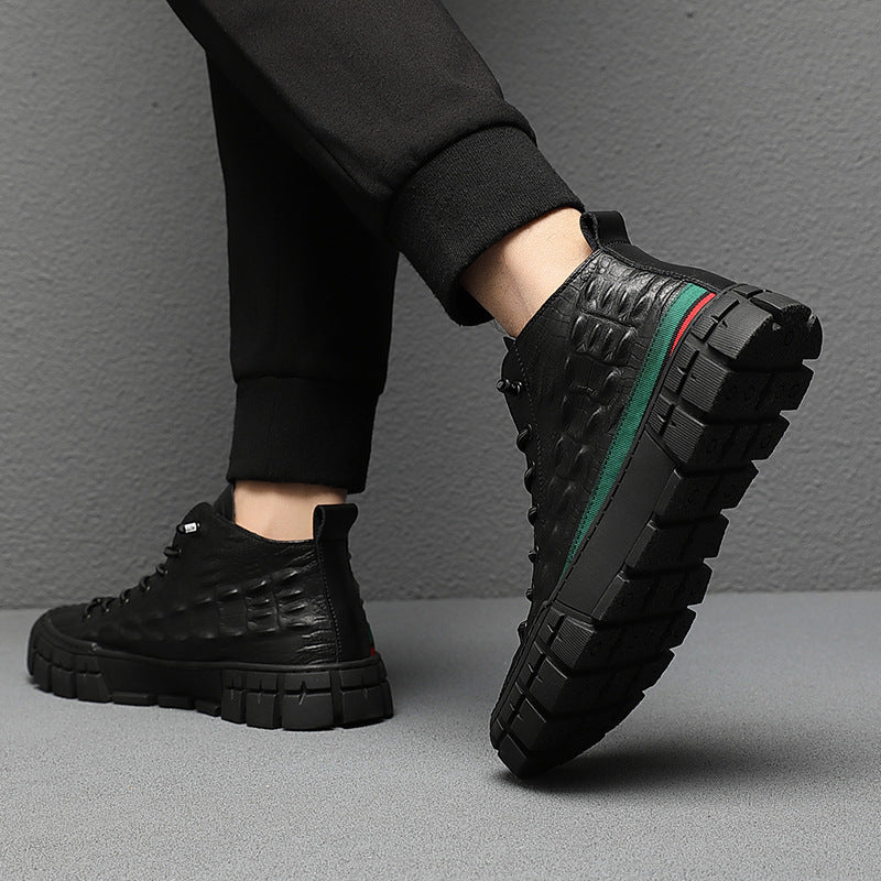 Fashionable Warm High-top Shoes For Men