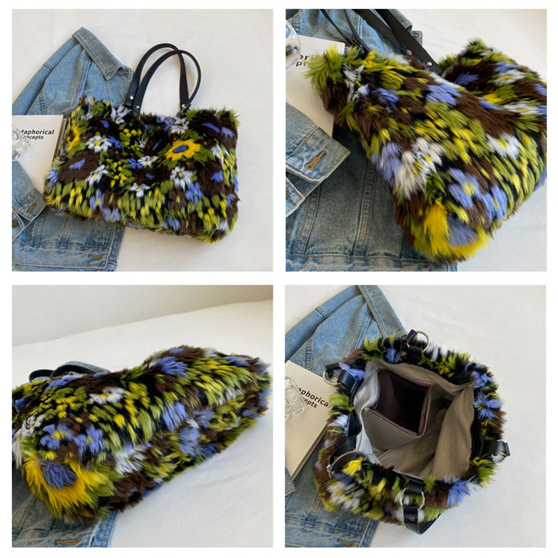 Welcomey Flowers Shoulder Bag Handbag