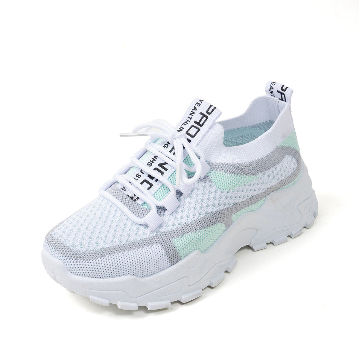 Breathable Lace-up Sneakers