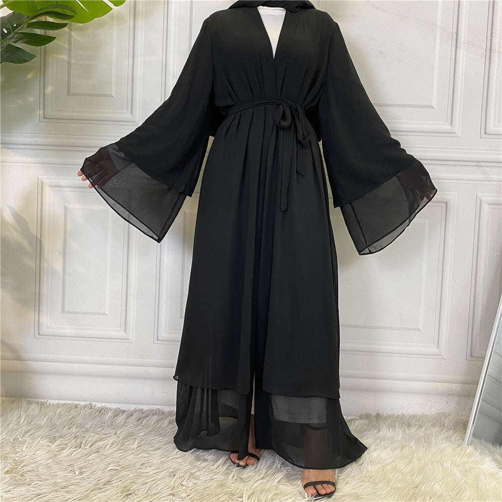 Fashionable Cardigan Chiffon Robe