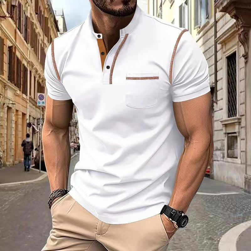 Short-sleeved Polo Shirt Casual