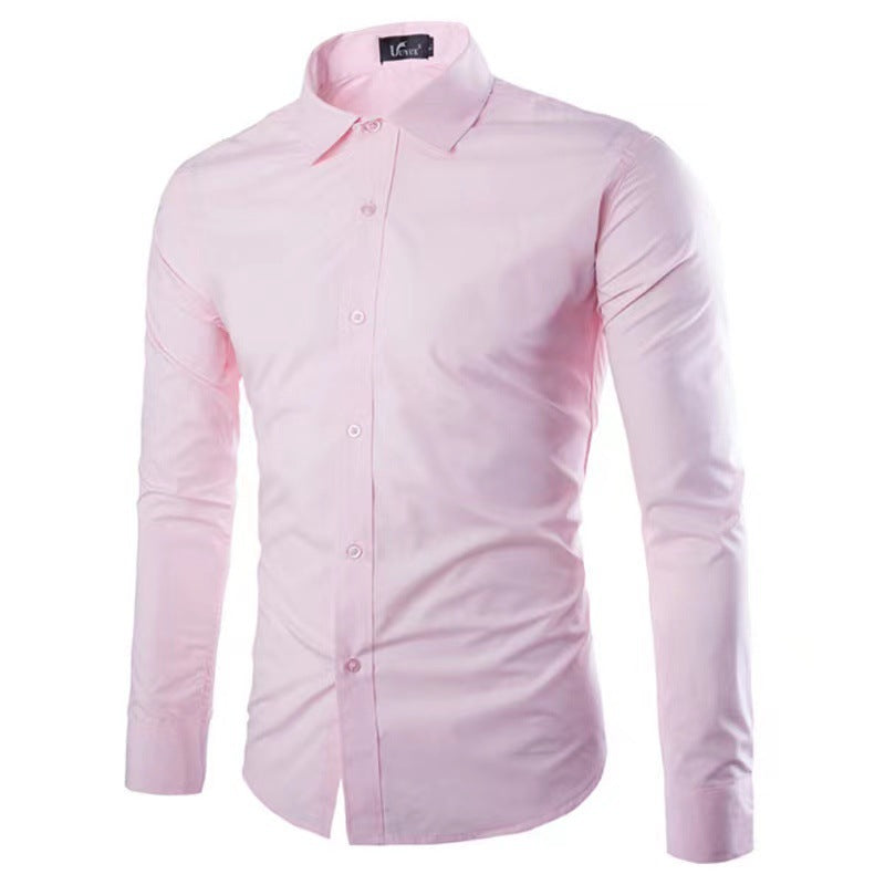 Casual Polo Collar Long Sleeves