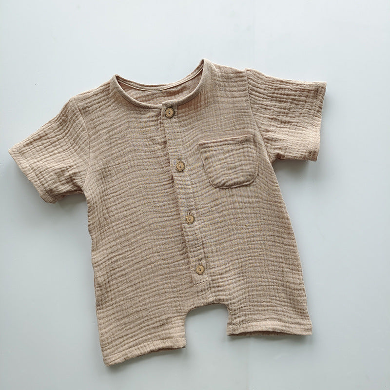 Short-sleeved Rompers
