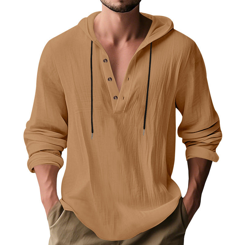 Hooded Casual Loose-fitting Sweater