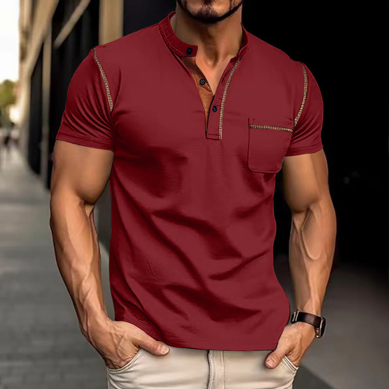 Short-sleeved Polo Shirt Casual