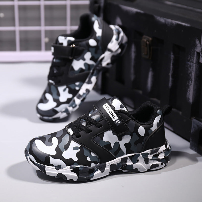 Children's Camo Shoes Light Sports