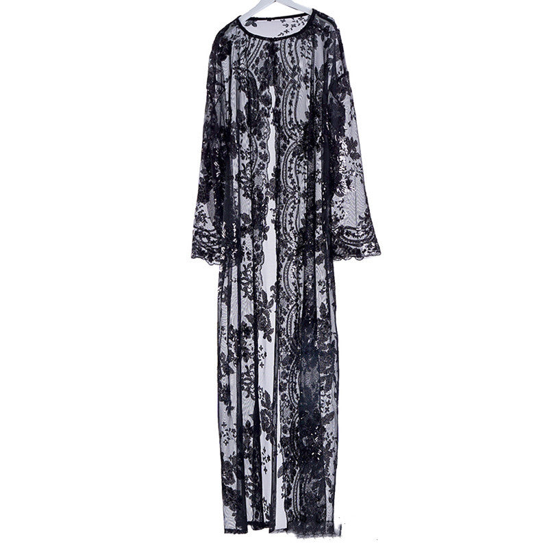 Luxury sequined  robe