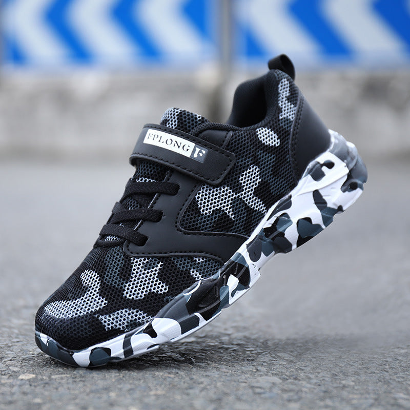 Children's Camo Shoes Light Sports