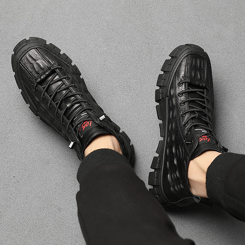 Fashionable Warm High-top Shoes For Men