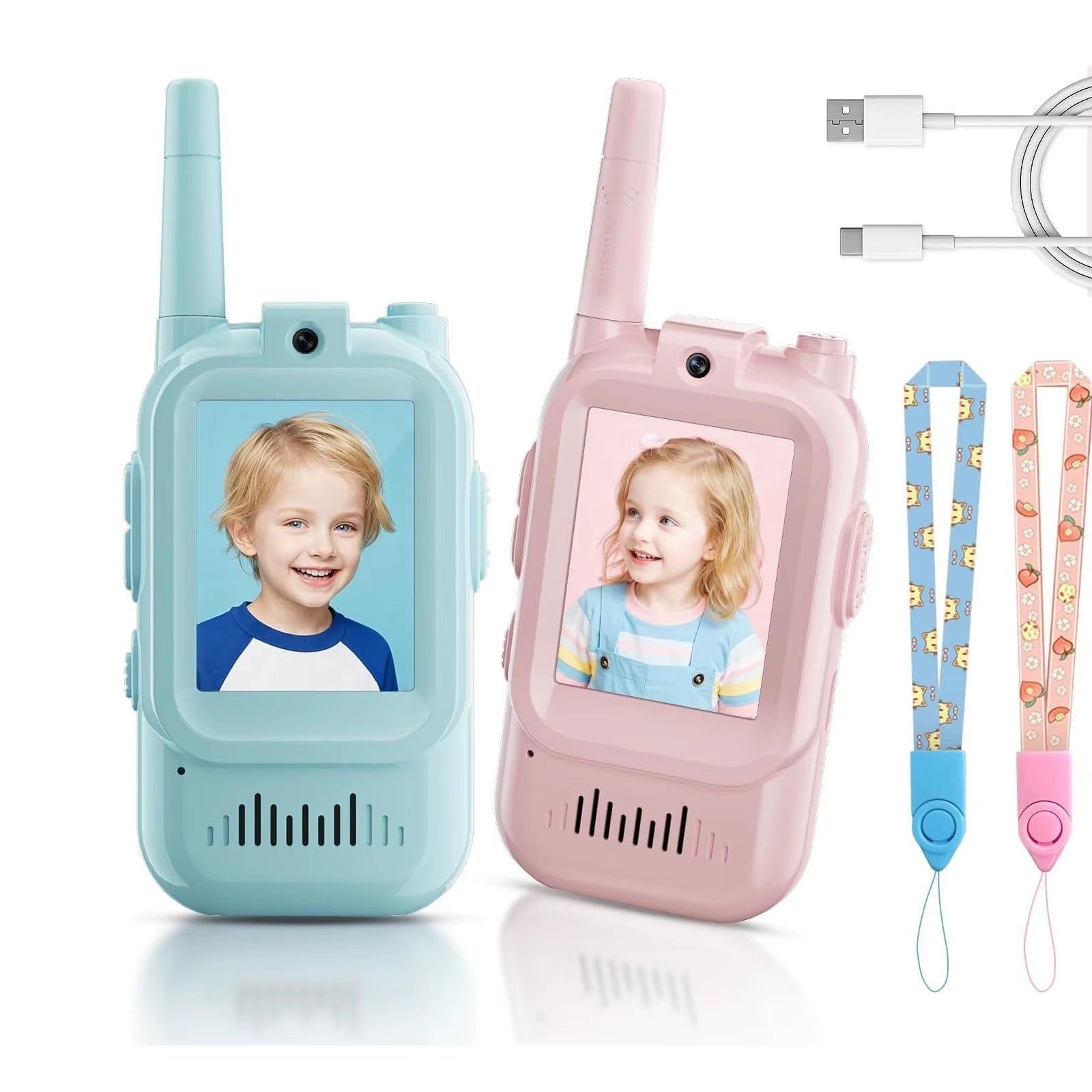 Mini Video Wireless Walkie Talkies For Kids Handheld.
