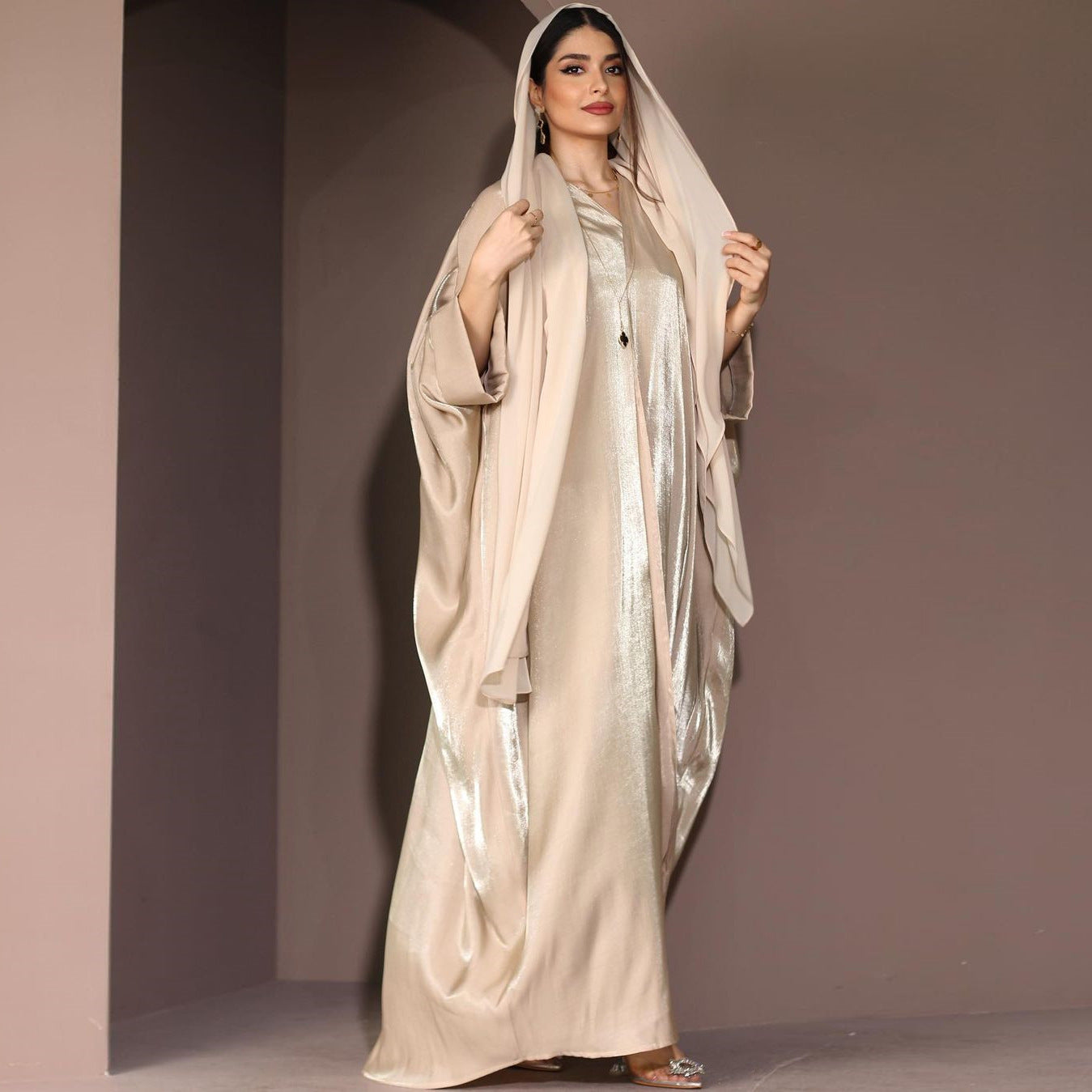 Bright Silk Satin Robe