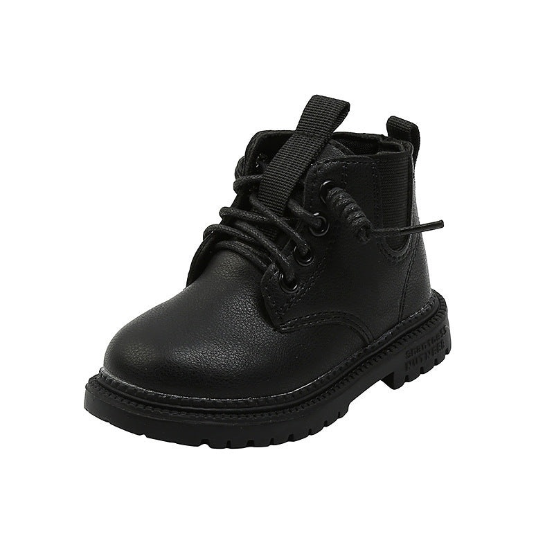 Kids Leather Boots Waterproof