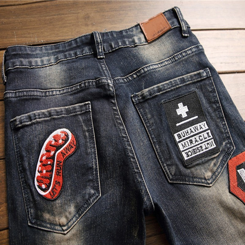 Men's Badge Jeans