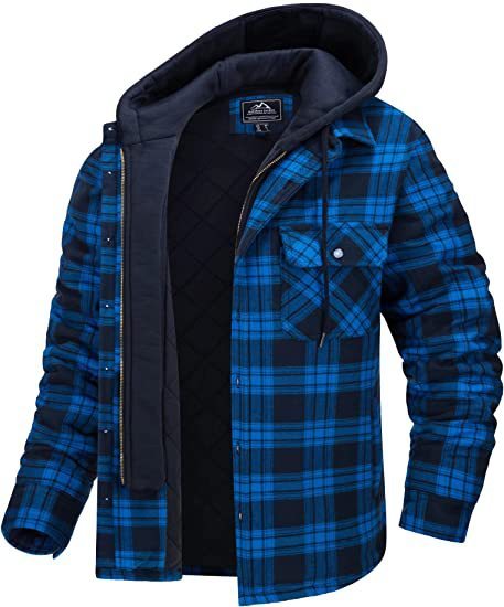 Plaid Hooded Jacket