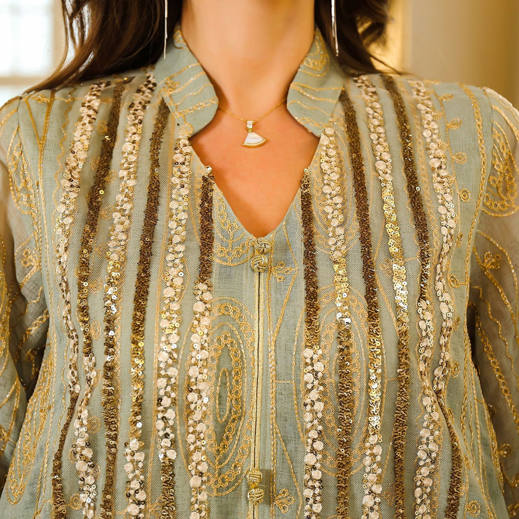 Robe Women's Sequined Gown