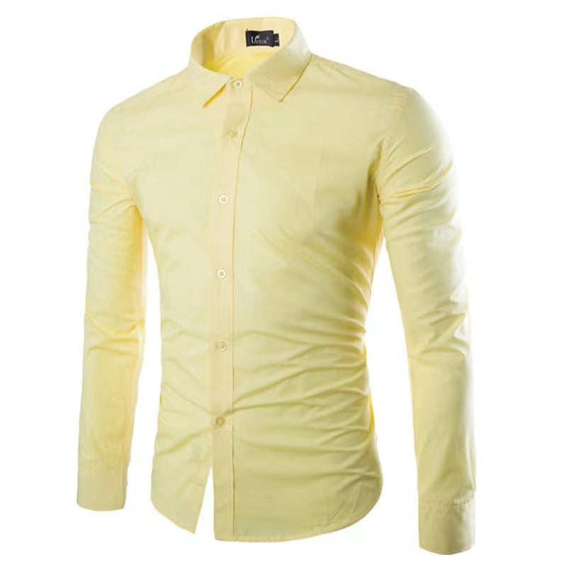Casual Polo Collar Long Sleeves