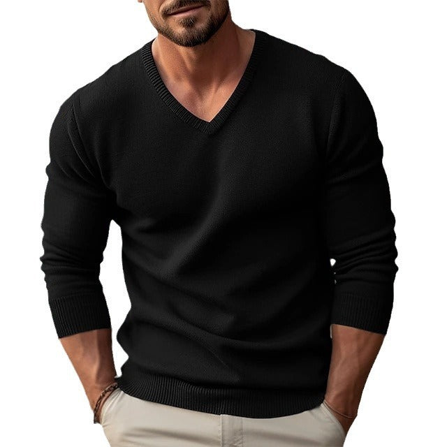 V-neck  Sweater