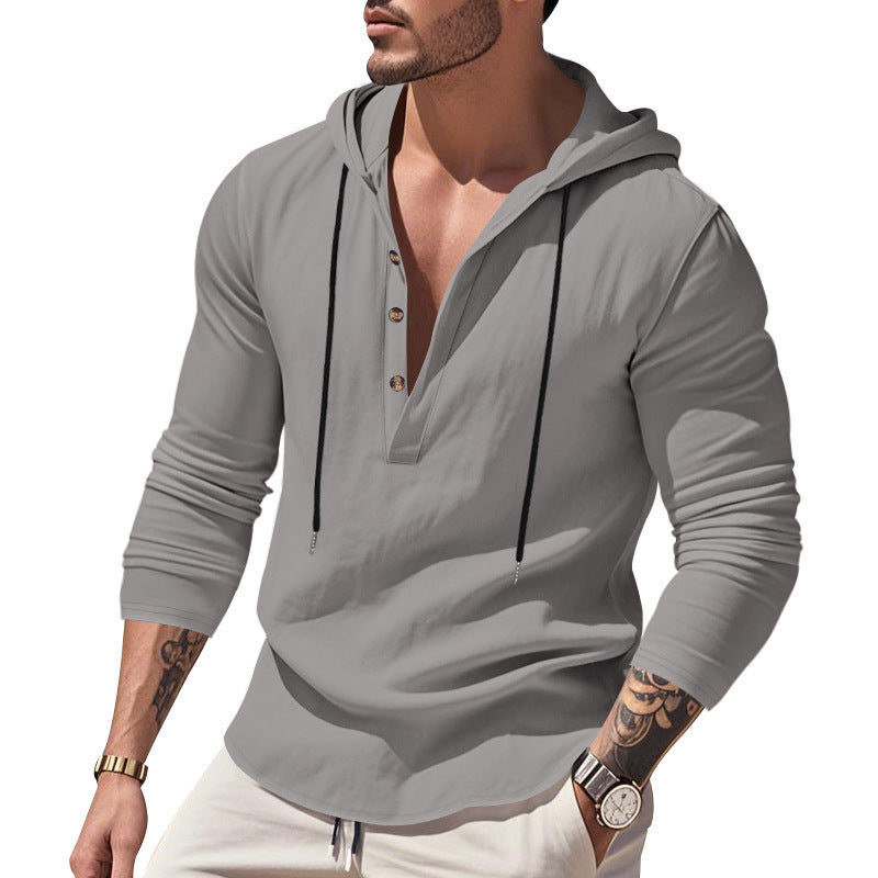 Hooded Casual Loose-fitting Sweater