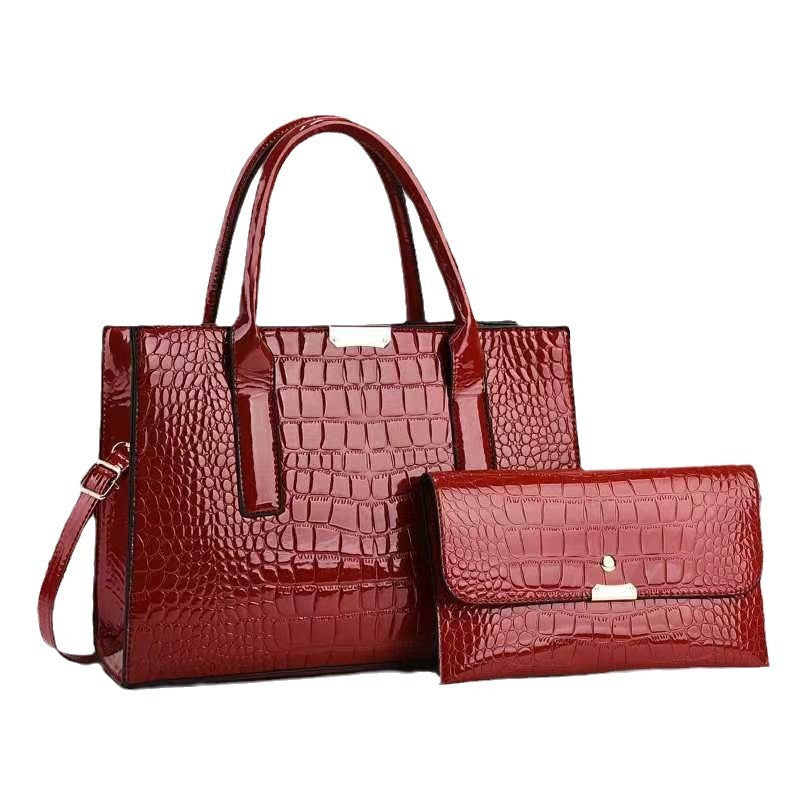 Child And Mother Stone Pattern bags