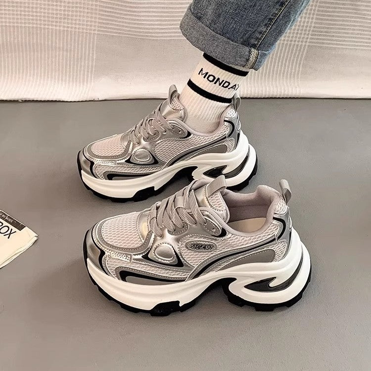 Mesh Breathable Clunky Sneakers Women's