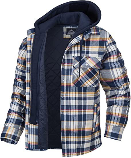 Plaid Hooded Jacket