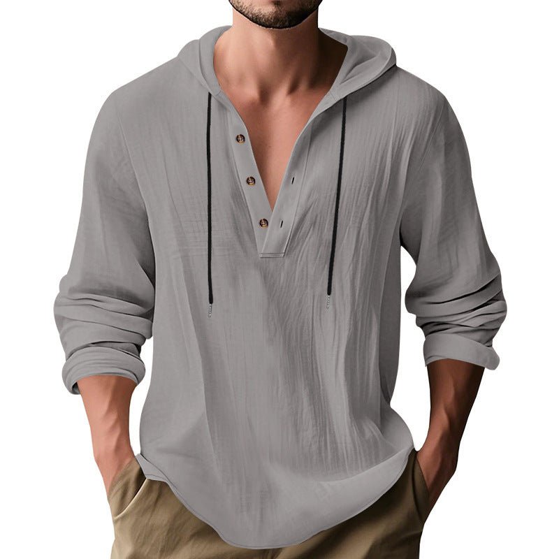 Hooded Casual Loose-fitting Sweater