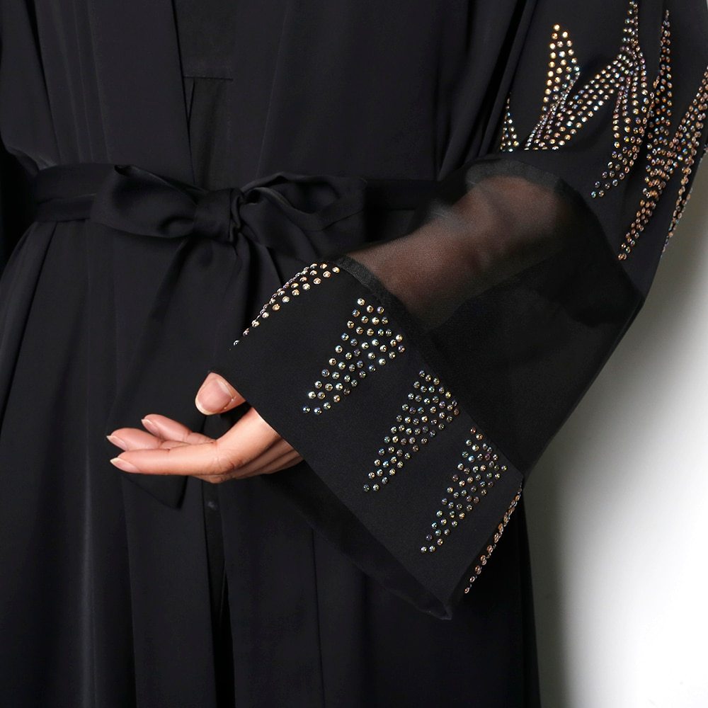 Women's clothing black robe