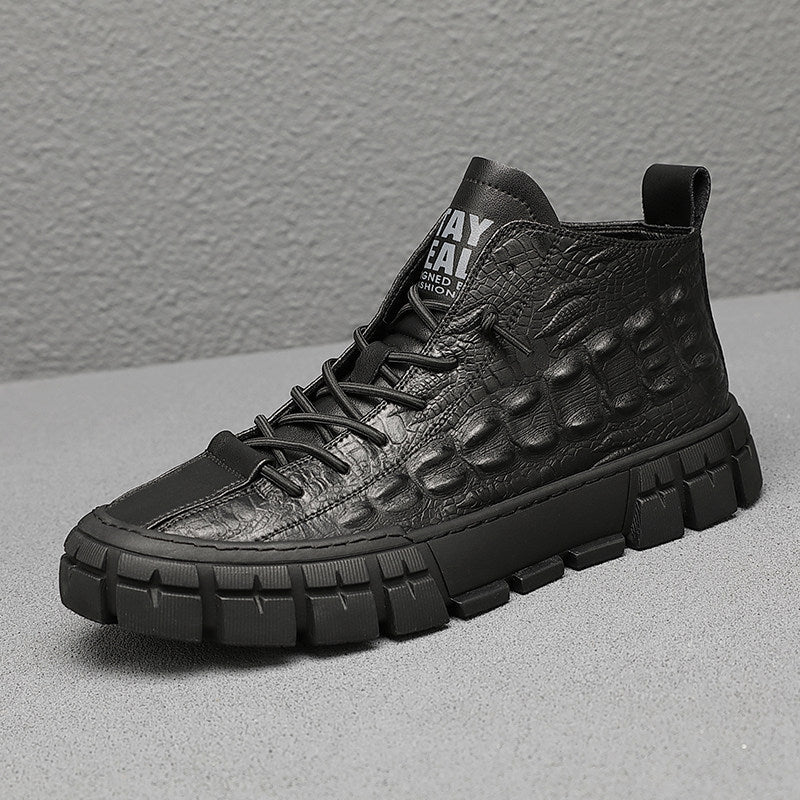 Fashionable Warm High-top Shoes For Men