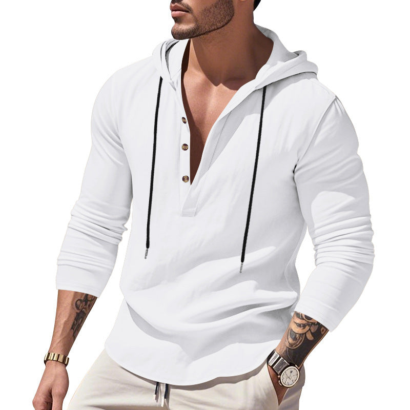 Hooded Casual Loose-fitting Sweater