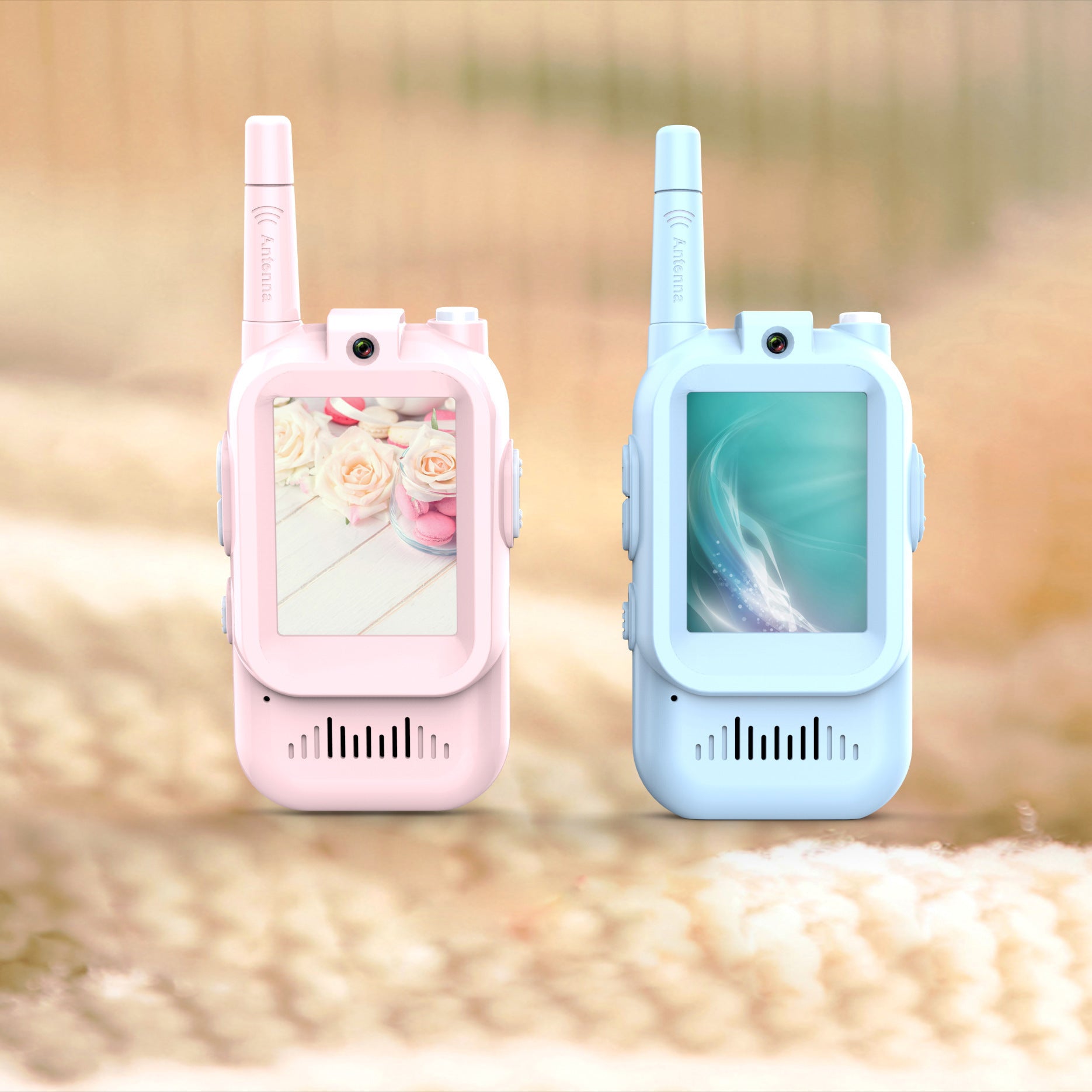 Mini Video Wireless Walkie Talkies For Kids Handheld.